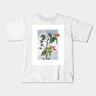 Yellow bougainvillea tree Kids T-Shirt